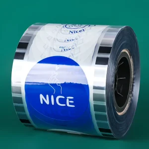 90 95 Caliber Printed Logo Sealing Film for Takeaway Package Milk Tea Soybean Milk Plastic Cup Sealing Film for One Roll Binding