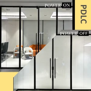 92% Transparency Haze Rate Less Than 2.56 Self Adhesive Dimmable PDLC Smart Film Switchable Window Film Home Office Partition