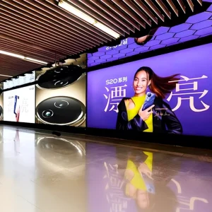 A Class Fire Resistant Ultra Slim Waterproof Aluminum Profile LED Light Box for Public Facility Outdoor Custom Advertising Sign