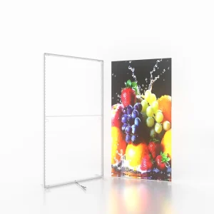 A NEW New Luminous Fabric 80 mm Profile Light Box Side light Tool free Exhibition Equipment