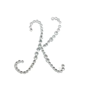 A Z Rhinestone Letter Alphabet Stickers for Various Makeup Party Festival Temporary