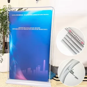A-type Iron Door Display Stand 60 * 160cm 80 * 180cm Outdoor Bracket Iron-based Display Banner Display Stand