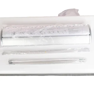 A3 A4 Desktop Roll up Banner Stand Portable Aluminum Mini Tabletop Retractable Pull up Advertising Display for Office Counter