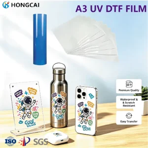 A3 Sheet 30cm Roll Cold Transfer Printing A&B DTF AB PET Sticker Film UV DTF Film for UV Printer