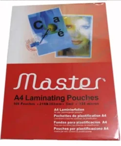 A3 Size Hot Glossy PET Plastic Master Laminating Pouches Film 125mic for Photo Frame Use