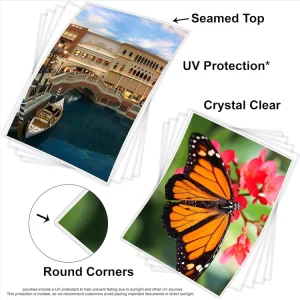 A4*125mic Glossy Laminating Pouch Film Lamination Sheets Laminating Film A4