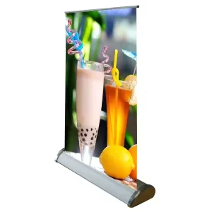 A4 A3 A2 Aluminum Roll up Banner Stand for Outdoor Display Retractable Poster Stand for Promotion Stand up Banner