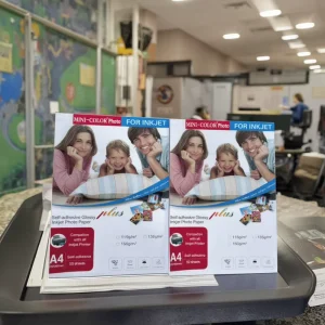 A4 A3 Self Adhesive Glossy Photo Paper Sticker 115g 135g 150g Inkjet Waterproof Inkjet Adhesive Photo Paper for Photo Printing