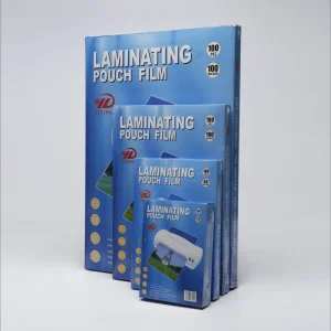 A4 A3 Size Holographic Transparent Hot Thermal Glossy Laminate Pouch Film 250 Micron PET Plastic Sheet Soft PVC EVA