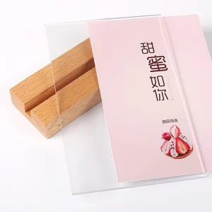 A4 A5 A6 Acrylic Table Menu Price Flyer Stand Desk Showing Card Display Sign Holder