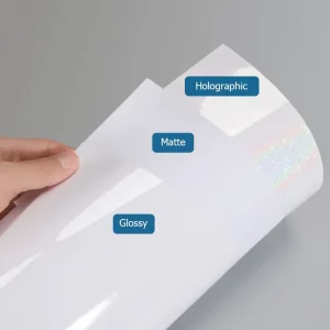 A4 Holographic Cold Lamination Film Self Adhesive PVC Transfer Paper Waterproof Matte Photo Vinyl Sticker Sheets