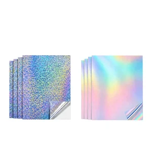 A4 Holographic Laser Stickers BOPP Waterproof Adhesive DIY Decorative Self Adhesive Labels Die Cuttable
