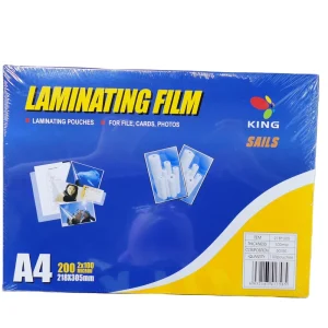 A4 PET Hot Laminating Film Thermal Lamination Film Pouch for Picture Photo Protection