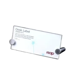 A4 Size Acrylic L-shape Desk Sign Holder Card Display Stand Table Menu Service Label Office Club Business Restaurant