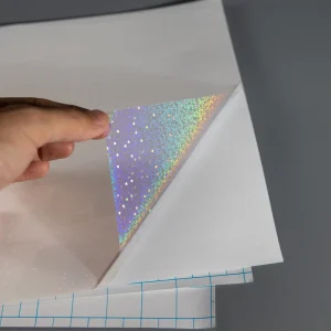 A4 Size Soft Waterproof BOPP Holographic Glitter 3D Cold Lamination Film for Grocery Packaging
