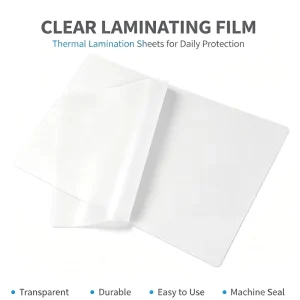 A4 Thermal Laminating Pouches Clear Hot Laminator Sheets for Photos Certificates Business Cards