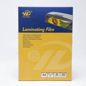 A4 Thermal Laminating Sheets Glossy Matte PET Digital Printing High Clear Soft A3 Lamination Pouches Translucent