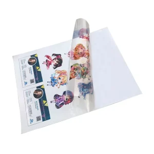 A4 Transparent Glossy Inkjet PVC Sticker for Vinyl Paper