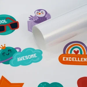 A4 Vinyl Sticker Label PP Vinyl Printable Waterproof Self Adhesive Glossy Decal Sticker Paper Sheet for Inkjet Laser Printer