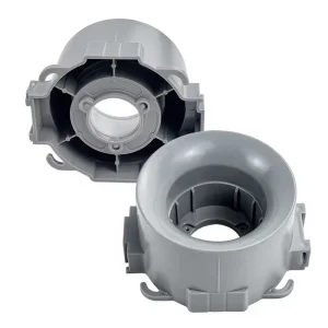 ABS Material Gu10 Spotlight Fixture Hidden Downlight Stretch Ceiling Film PVC Round Spot Lights Ceiling Downlight Frame Housing