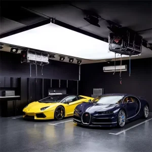 AC Powered LED Working Light Cold White Soft Film Light Box IP20 Rated 2 Year Warranty Car Wash Detailing Ceiling Lamp Workshop