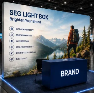 AC100-240V LED Fabric Light Box Display System