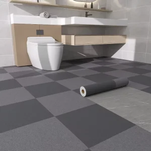 AC5 Wear Resistant TPH+PVC Waterproof Anti Stain Self adhesive Flooring Sticker Graphic Design for Office Kitchen Indoor Use