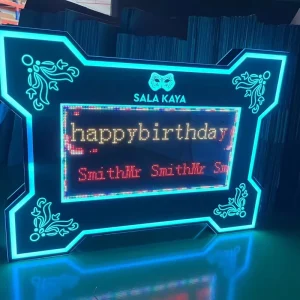 APP Programmable LED Acrylic Message Marquee Sign Letters Board Display Screen Bottle Presenter Glorifier Display Racks