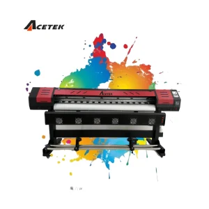 Acetek 1.8m 6 Feet Outdoor Flex Banner Digital Eco Solvent Inkjet Printer with XP600 I3200 DX5 Print Head Automatic