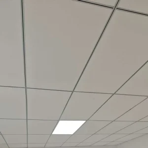 Acoustic Fiberglass Ceiling Tiles Soundproof Sound Absorbing Modern Grid Design For Office Building Hotel Hospital