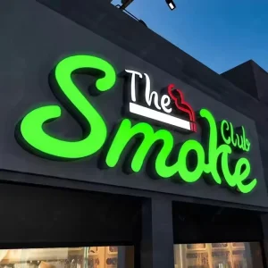 Acrylic Backlit 3D Letter Signs Stainless Steel Luminous Characters Waterproof for Outdoor Advertising Decoration