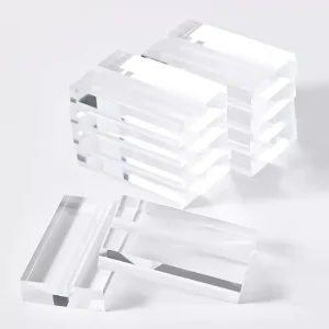 Acrylic Desktop Business Card Table Number Holder Stand V Shape Office Desk Name Plate Sign Holder Clear Stand Holder
