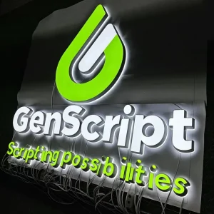 Acrylic Double Illuminated Letters Sign Custom 3D Frontlit Backlit LED Illuminated Letters Signs for Commercial Sign