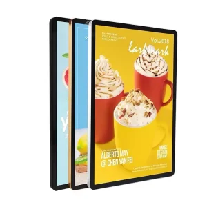 Acrylic Elevator Advertising Picture Frame LED Poster Frame LED Advertising Light Boxes