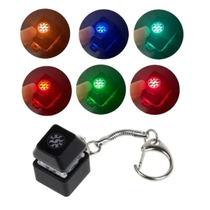 Acrylic Heart Anime Keychain with LED Light Waterproof Cartoon Schoolbag Charm Cute Gift