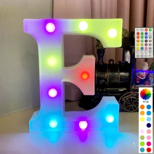 Acrylic LED Alphabet Sign Indoor Outdoor Decorative Magnetic Letters for Christmas Lighting Decoration