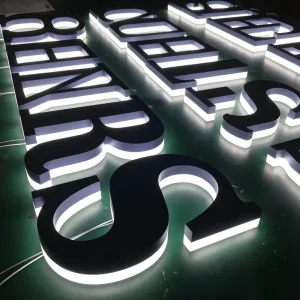 Acrylic LED Illuminated Shop Name Board Backlit Letters Custom Business Sign Signboard Outdoor Smoke Shop Light Box
