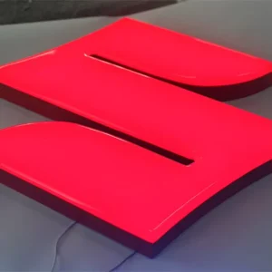Acrylic LED Letter Illuminated Transparent 3D Waterproof Advertising Signage
