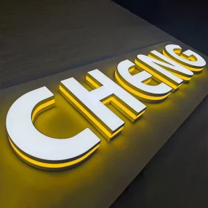 Acrylic Mini Luminous Word Indoor Counter Advertising Word Door Head Mini Luminous Word Billboard