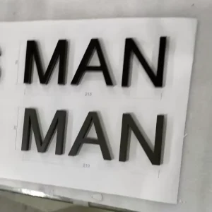 Acrylic Plastic Logo Letters Laser Cut Acrylic Letters 3D Engraving Sign for Buildings