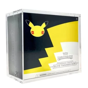 Acrylic Pokemon Center ETB Display Case Dustproof Trading Card Game PTCG Collection Acrylic Protector Box