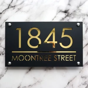 Acrylic Sign Board Logo Signboard Wall Signs Custom Door Plates Address House Number Name Plate Business Logo Sign