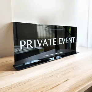 Acrylic Sign Holder Stand Company Logo Sign Reception Sign Business Table Sign Business Sign Acrylic Table Sign with Stand