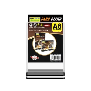 Acrylic Small Vertical Display Frame Standing Sign Holder Table Sign Stand