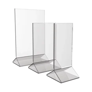 Acrylic Table Standee Sign Holder Display We Can Design Suitable Styles As Per Requests Acrylic Table Tent Card Holder