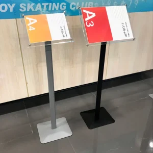 Acrylic Tabletop Display Boards for Restaurants Menu Boards for Restaurant Dishes on the Tabletop