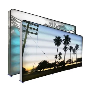 Activity Use Frameless Led Fabric Light Box Highlight Large Double Sided Custom Tradeshow Lightbox