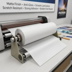 Adhesive Pre-Coated Matt Thermal Laminating Roll Film for Express Printing Schools and Non Printing Industries