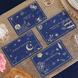 Advertisement Holographic Anime Poster Custom Holo Foil Post Card Paper China Postcard Printing