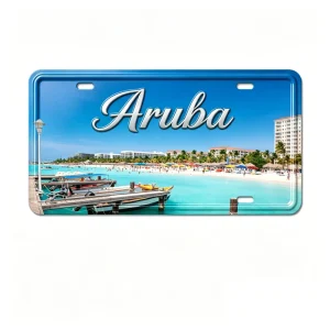 Advertising 52*11CM Aluminum License Plate Custom Logo Embossed Home Wall Decoration Car Plate